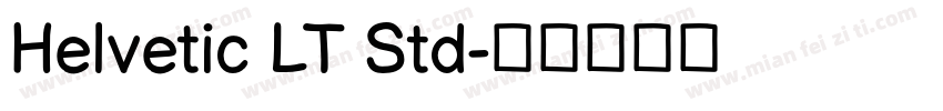 Helvetic LT Std字体转换